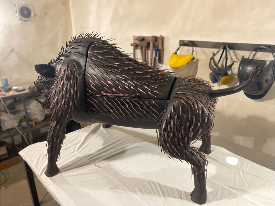 Эксклюзивный кованый мангал «Дикий кабан»