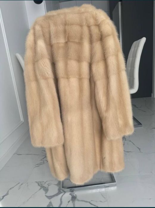 Норкова шуба натуральна