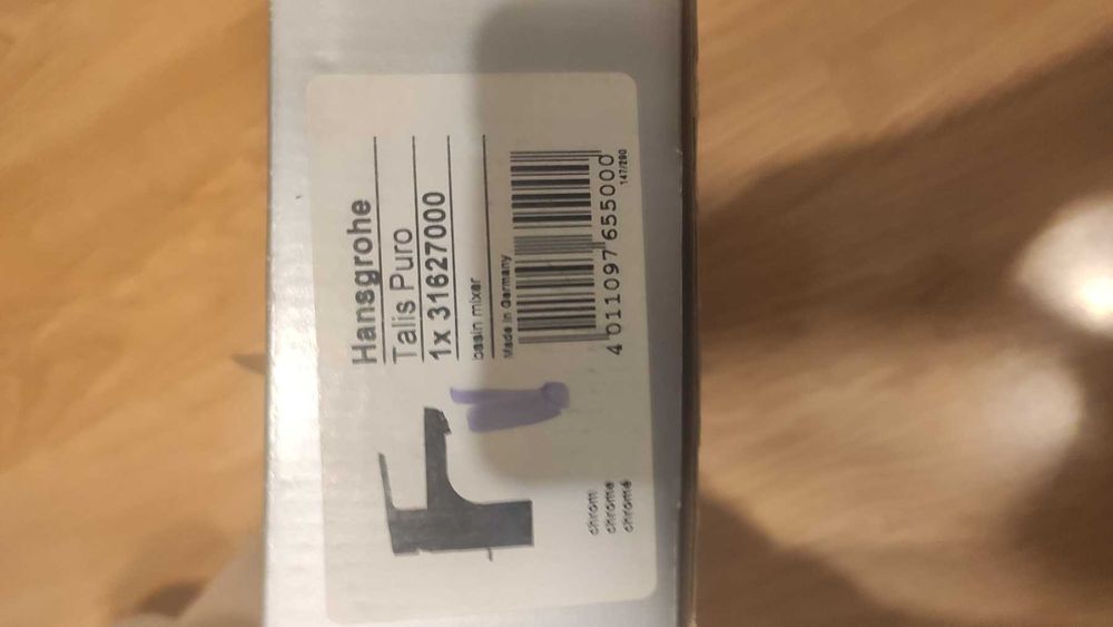 Bateria umywalkowa Talis Puro Hansgrohe stojąca 1-uchwytowa chrom nowa