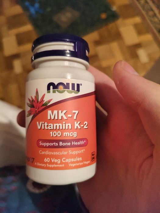 Витамин MK-7 K2 NOW 100mcg 60 капсул (осталось 37)