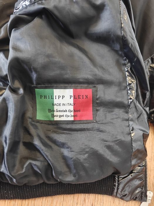 Kurtka Philipp Plein M ocieplana premium suwak męska dzień