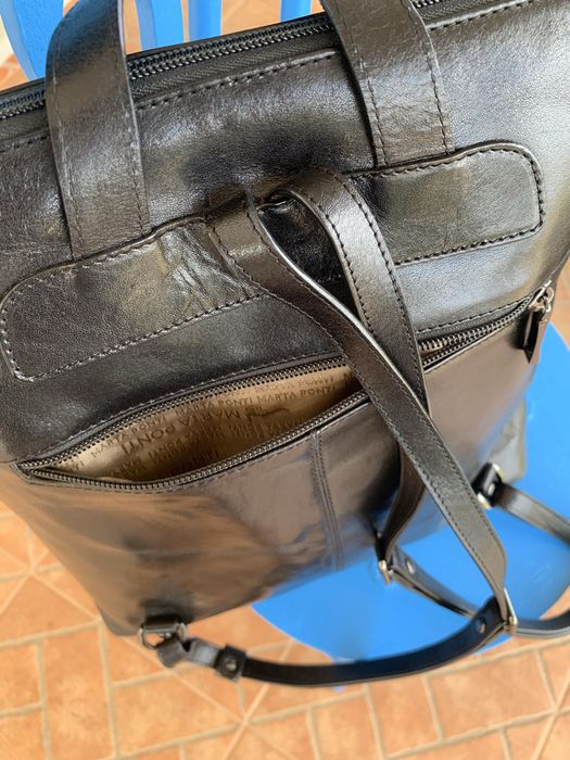 Mochila de pele Marta Ponti