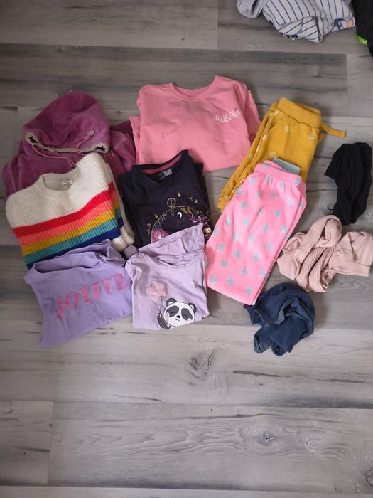 Mini paka ubrań dla dziewczynki rozm 128