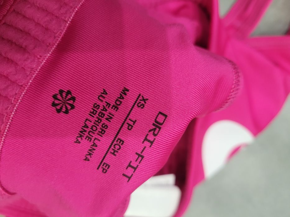 Stanik sportowy Nike XS różowy
