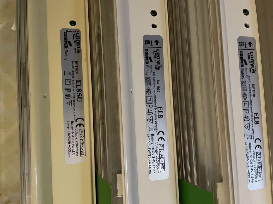 Luz sinalizadora saída emergência 6 un
