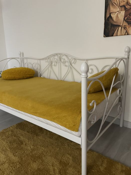 Łóżko z materacem – IDEALNY stan – 450zł