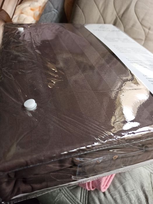 Постіль постільна білизна страйп сатин смужка Koloco Colorful home