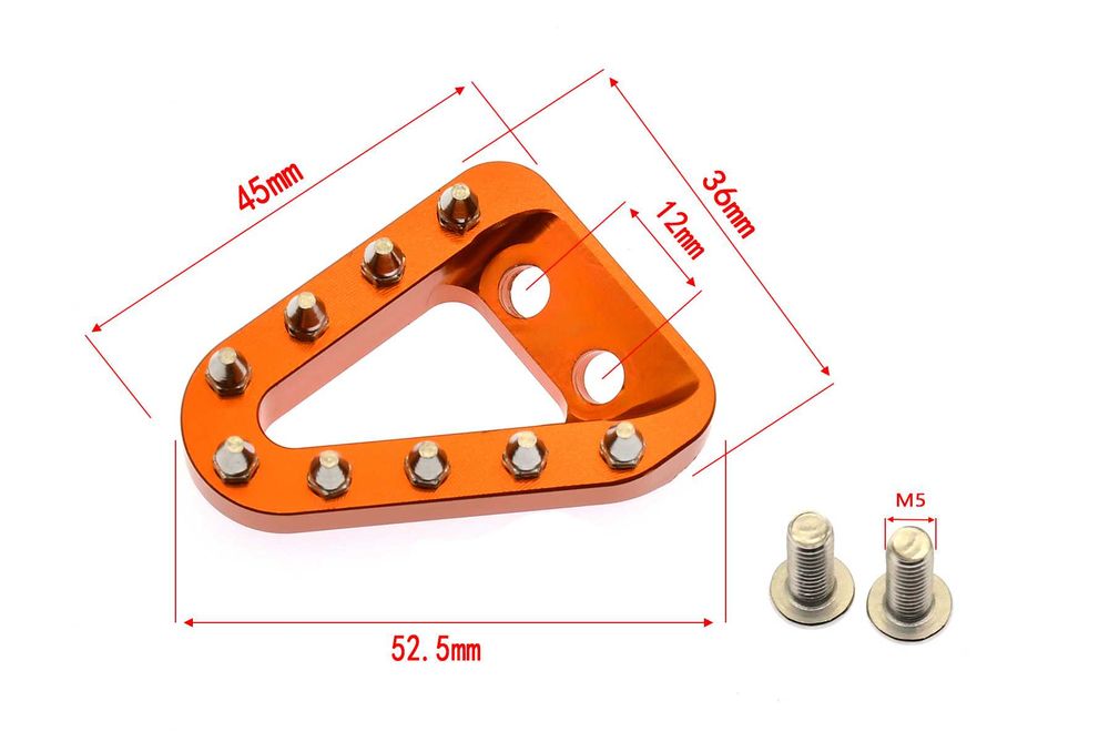 Педаль на тормоз мото накладка на тормоз гальмівна накладка