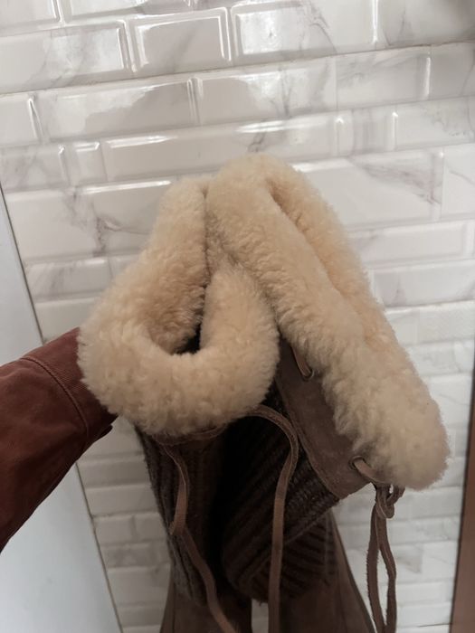 Зимові угги Ugg натуральна замша зимові чоботи