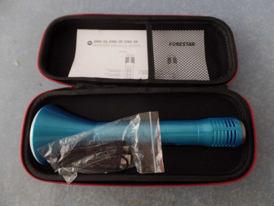 Microfone Bluetooth Karaoke Fonestar Sing-3A (818)