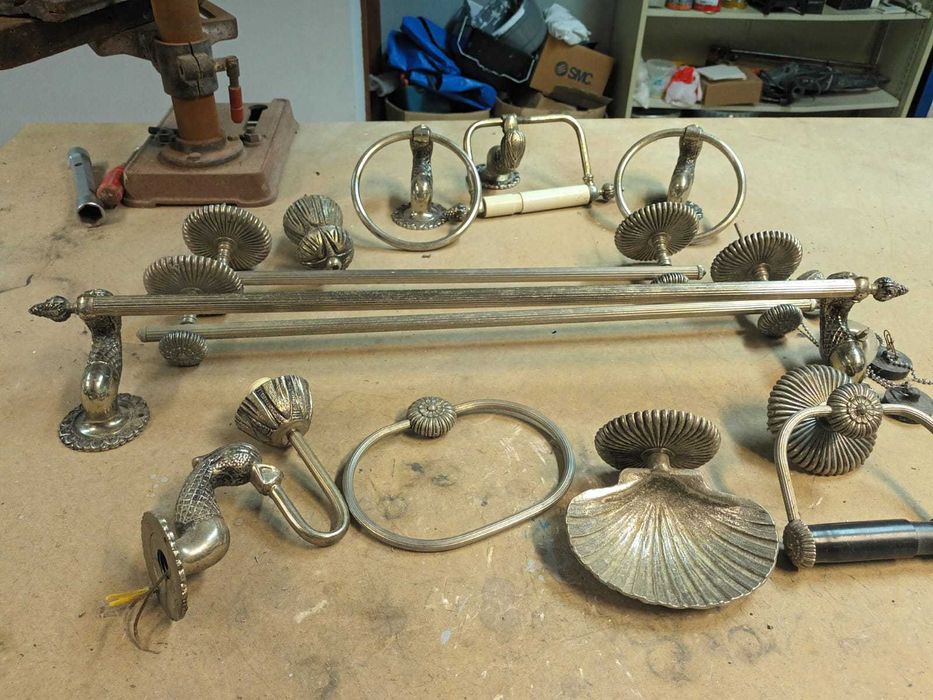 Conjunto de toalheiros