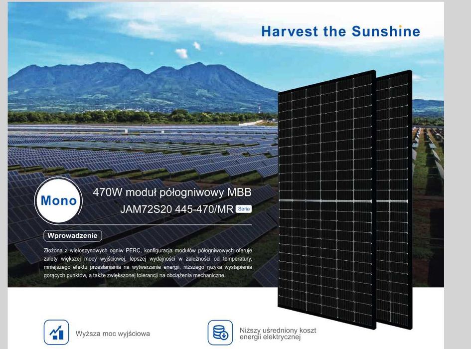 Panel fotowoltaiczny JA SOLAR 455W