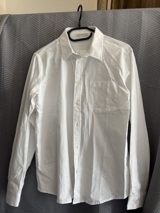 Сорочка рубашка біла хлопчик 13-14 років