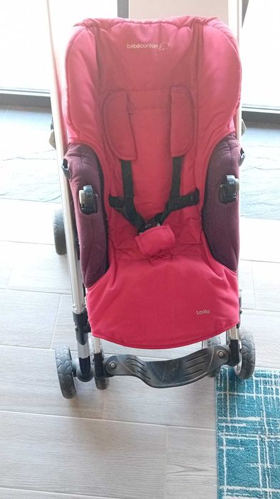 Carrinho Bébé Confort Loola Up vermelho + mala + capa de chuva