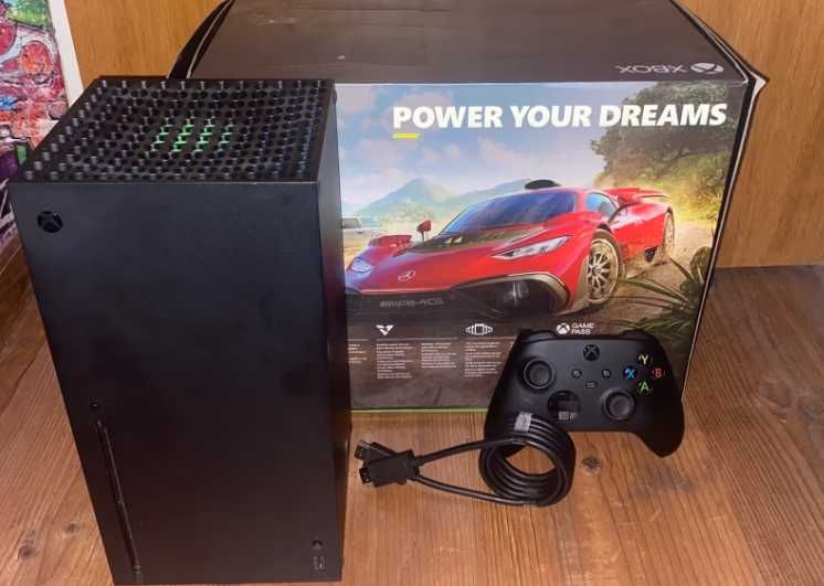 xbox series x edyzja forza horizon z grą i padem jak nowa