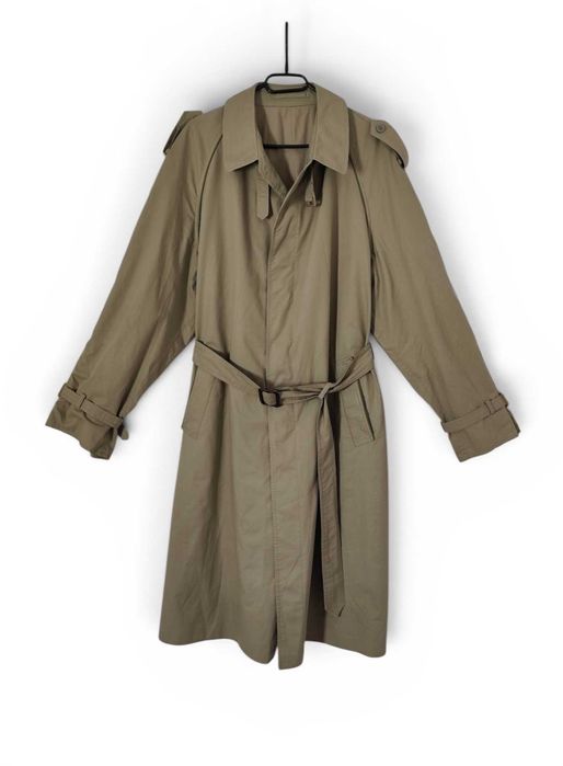 Damski Płaszcz Prochowiec Trencz Zielony Khaki Unisex Benvenuto |R. L/XL