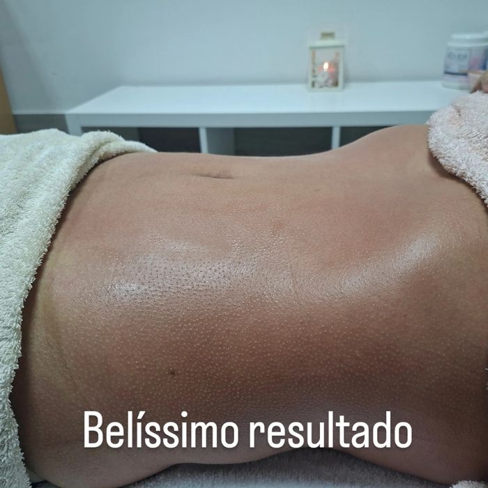 Depilação e massagem