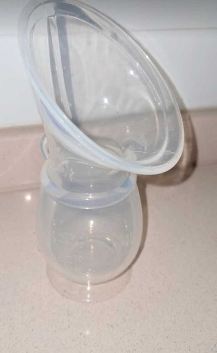 Coletor de Leite Materno Lansinoh em Silicone – Como Novo