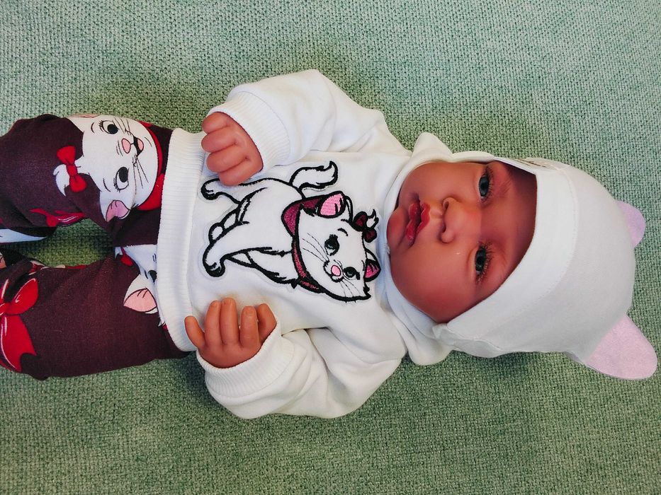 Одяг на пупса типу реборн бебі борн костюми Кітті Пушин