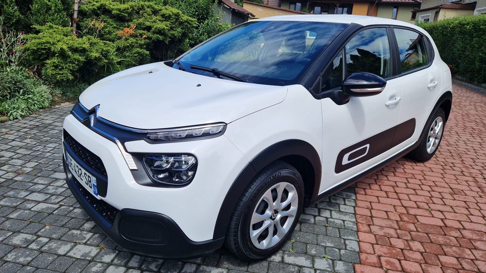 Citroën C3 benzyna 2022 rok bezwypadkowy