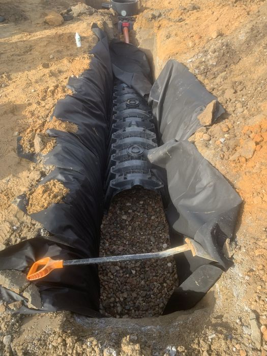 Drenaż opaskowy odwodnienie budynku