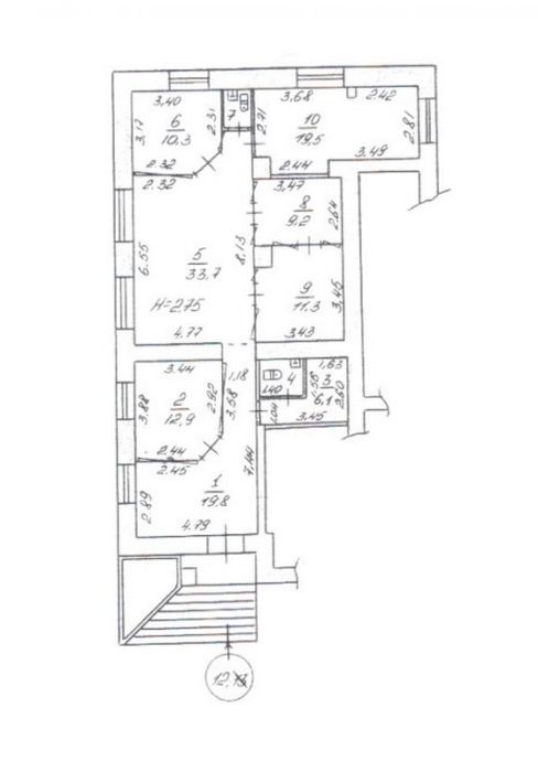 Продаж фасадного офісу 130 м² — вул. В. Лобановського (р-н Металургів)