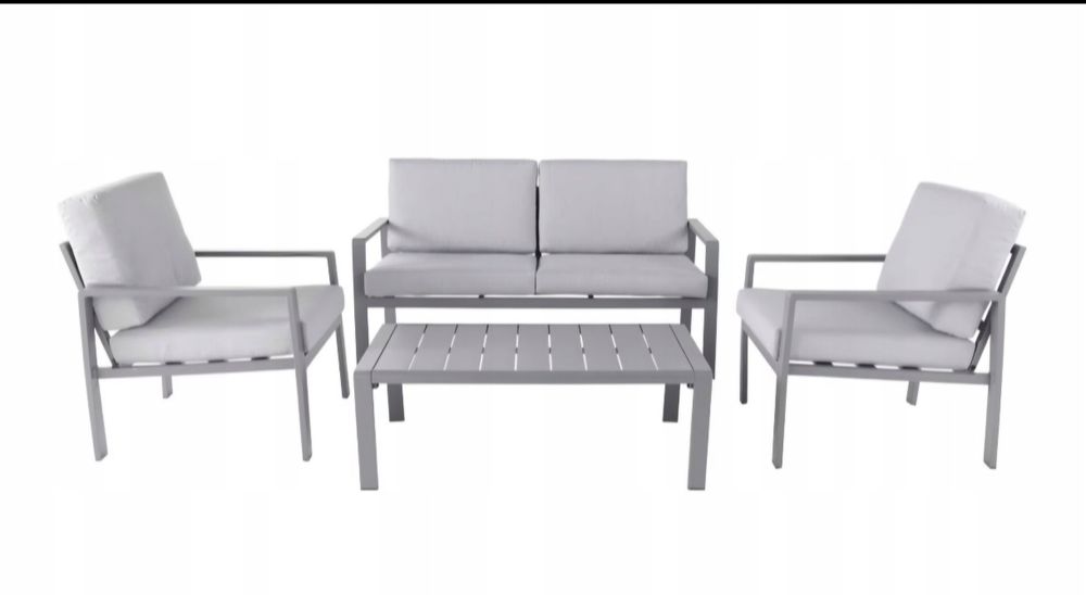Zestaw mebli ogrodowych tarasowych Morea aluminium