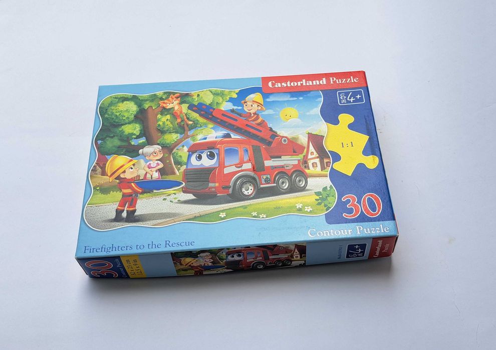 Puzzle konturowe Castorland Contour Puzzle „Maszyny budowlane”, 30 elementów