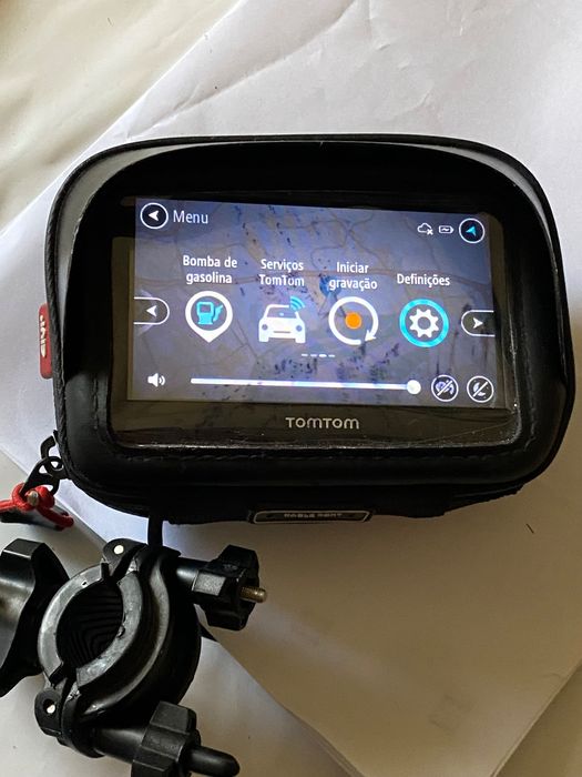 GPS Tom Tom + bolsa Givi