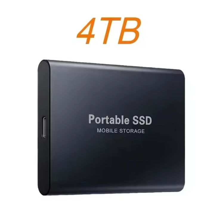 Акція! Зовнішній SSD-накопичувач 4 TB — компактний, швидкий, надійний