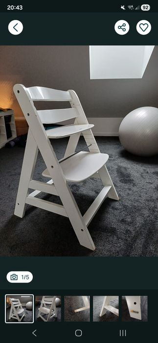 Krzesełko dziecięce Hauck