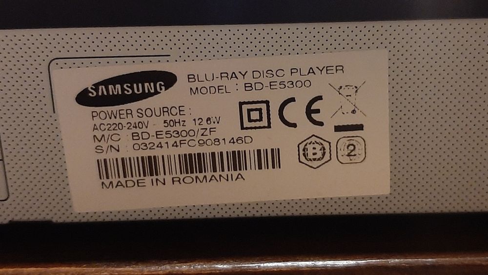 Blu-ray Samsung BD-E5300, Full HD 1080p