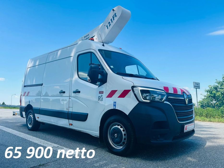 Renault Master  Renault Master 2.3D 145KM 2021r  Zwyżka / Podnośnik Koszowy 116tyś km