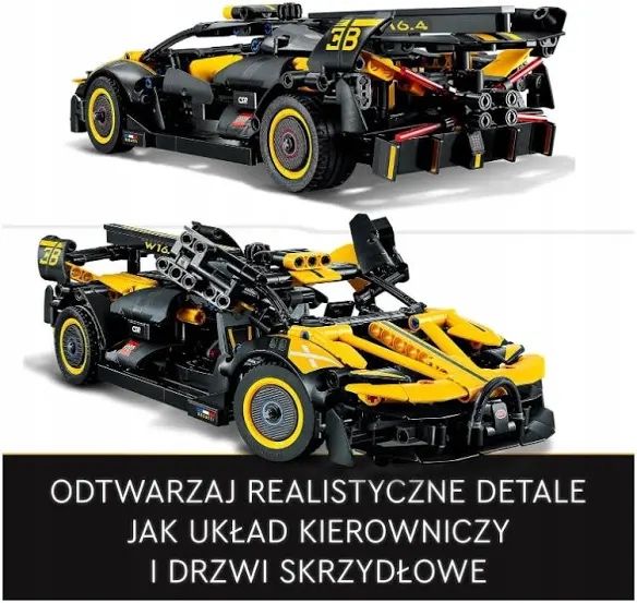 LEGO Technic Bugatti 42151 – 905 elementów