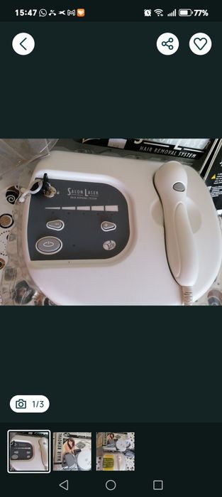 Máquina depilação laser