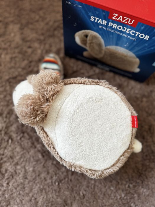 Нічник проектор зоояге небо з мелодіями Chicco ZAZU "Кролик Ruby"