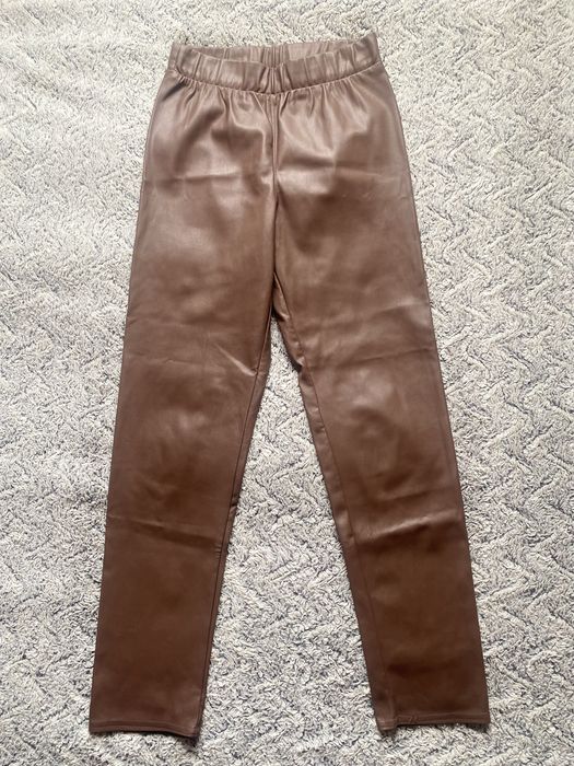 Шкіряні штани на дівчинку