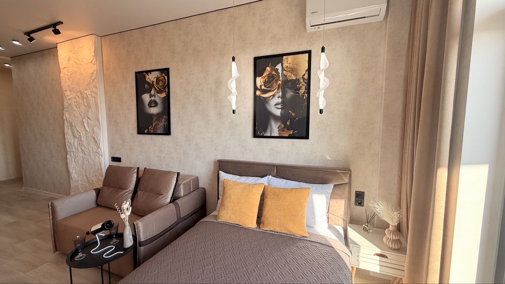 ЖК Итака‼️Новая Дизайнерская Квартира‼️Балкон/Вид Моря‼️7 ФОНТАНА‼️