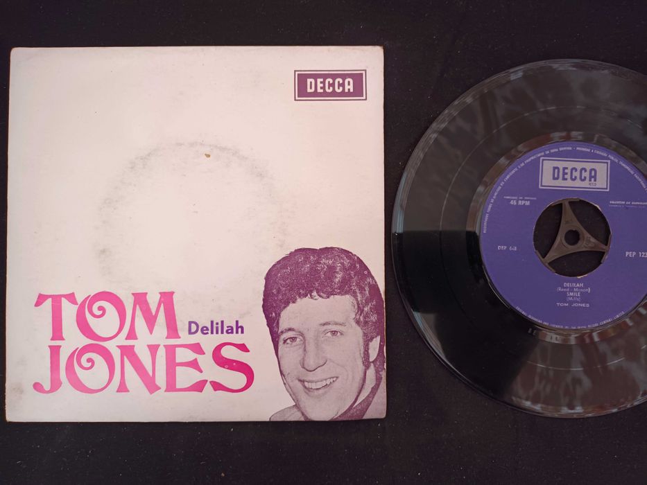 Disco de Vinil 45 RPM – TOM JONES – Delilah ...