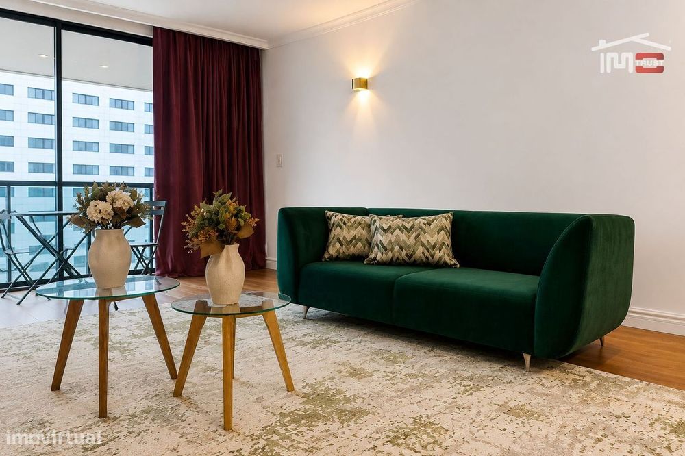 Apartamento T2 Parque das Nações - Varanda e Vista rio coz/equip