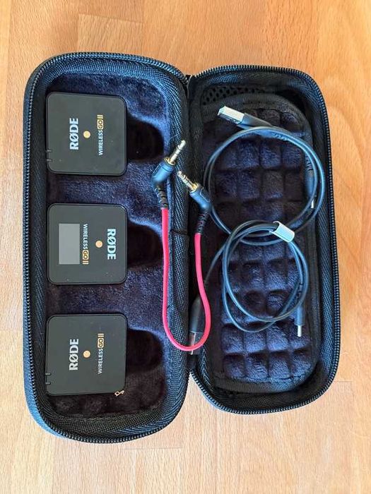 Rode Wireless Go II ( 2 Microfones / + Case rígido)64584569588353123