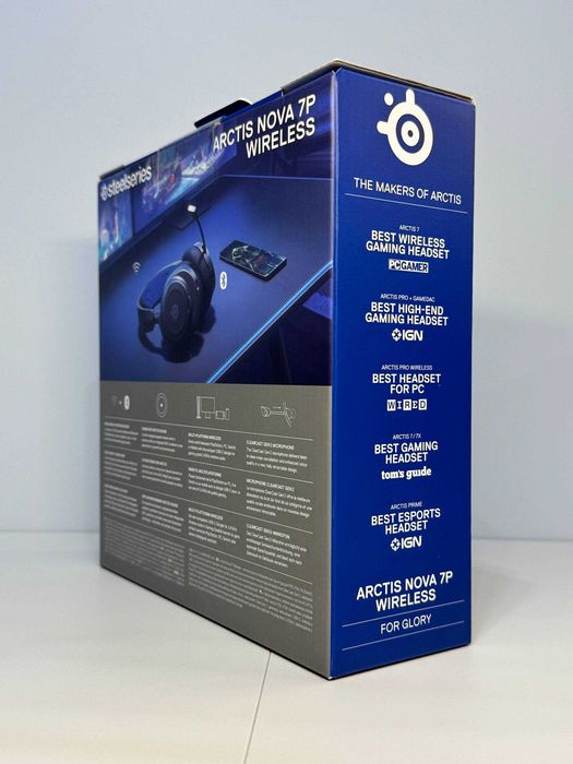 Ігрові бездротові навушники SteelSeries Arctis Nova 7P Black НОВІ