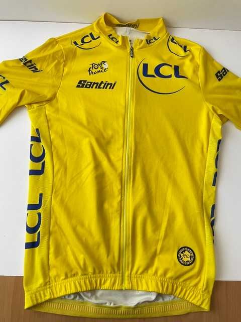 Koszulka kolarska lider Tour de France Santini rozmiar L
