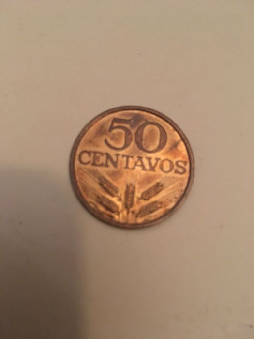 Moeda de 50 Centavos - Republica Portuguesa