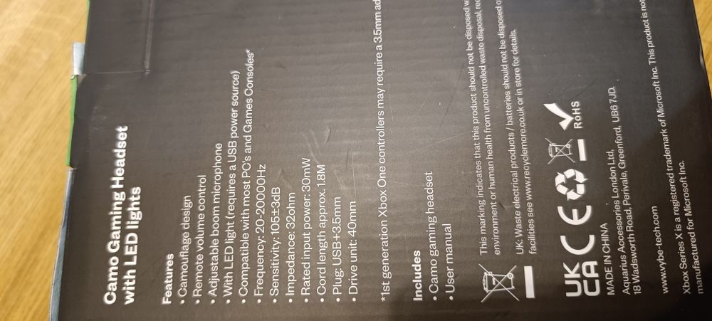 Słuchawki vybe headset