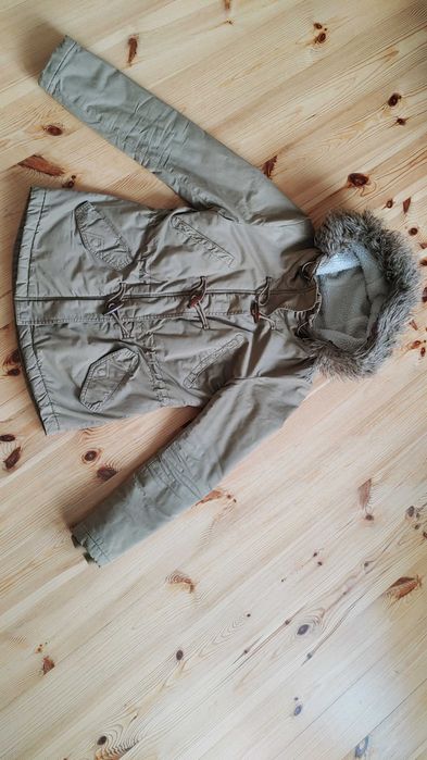 Kurtka zimowa H&M beżowa rozm. 34