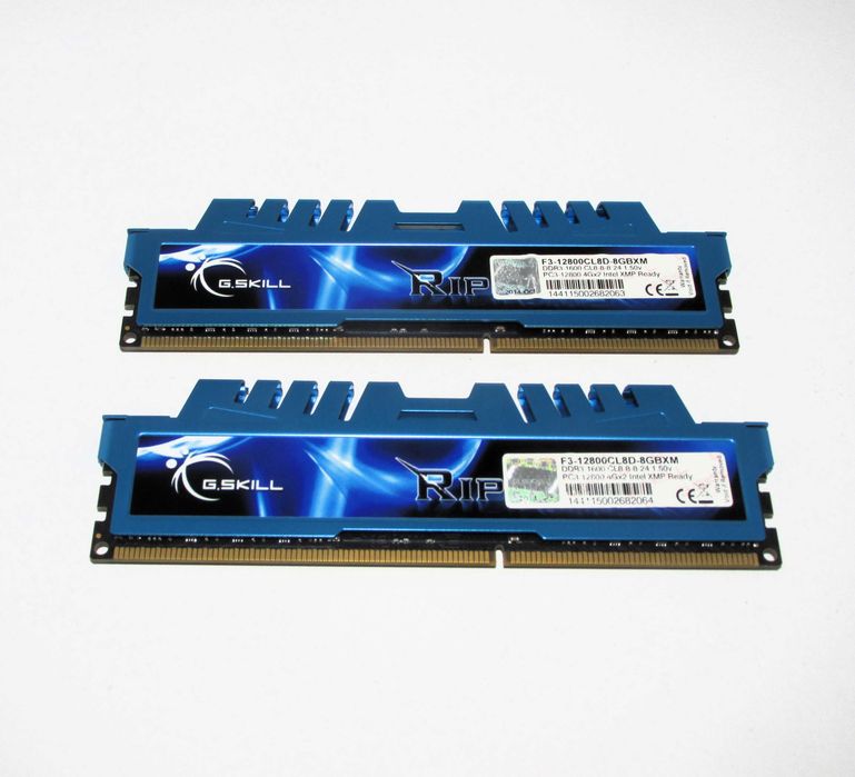 G.Skill Ripjaws X 8GB Ram DDR3 4Gx2 1600Mhz