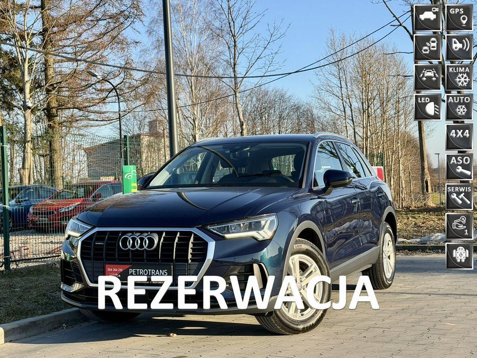 Audi Q3 2.0 TDI / 150KM FULL LED Quattro VIRTUAL Nawigacja Kamera Asystenty