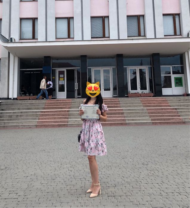 Платье в цветочный принт