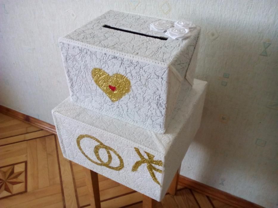 Весільна коробка  Свадебна для денег